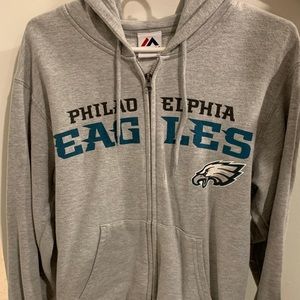 NFL Philadelphia Eagles zip up sweater with hood